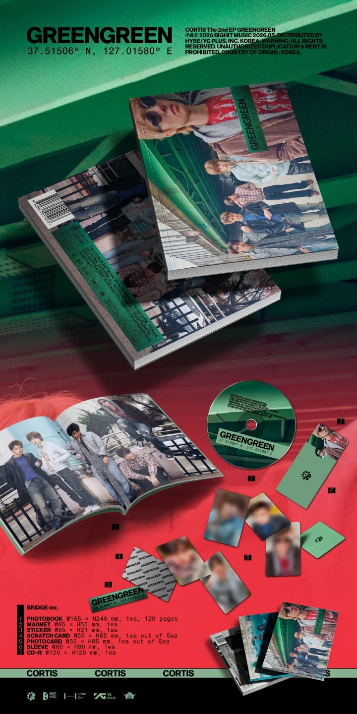 CORTIS GREENGREEN 3 version set